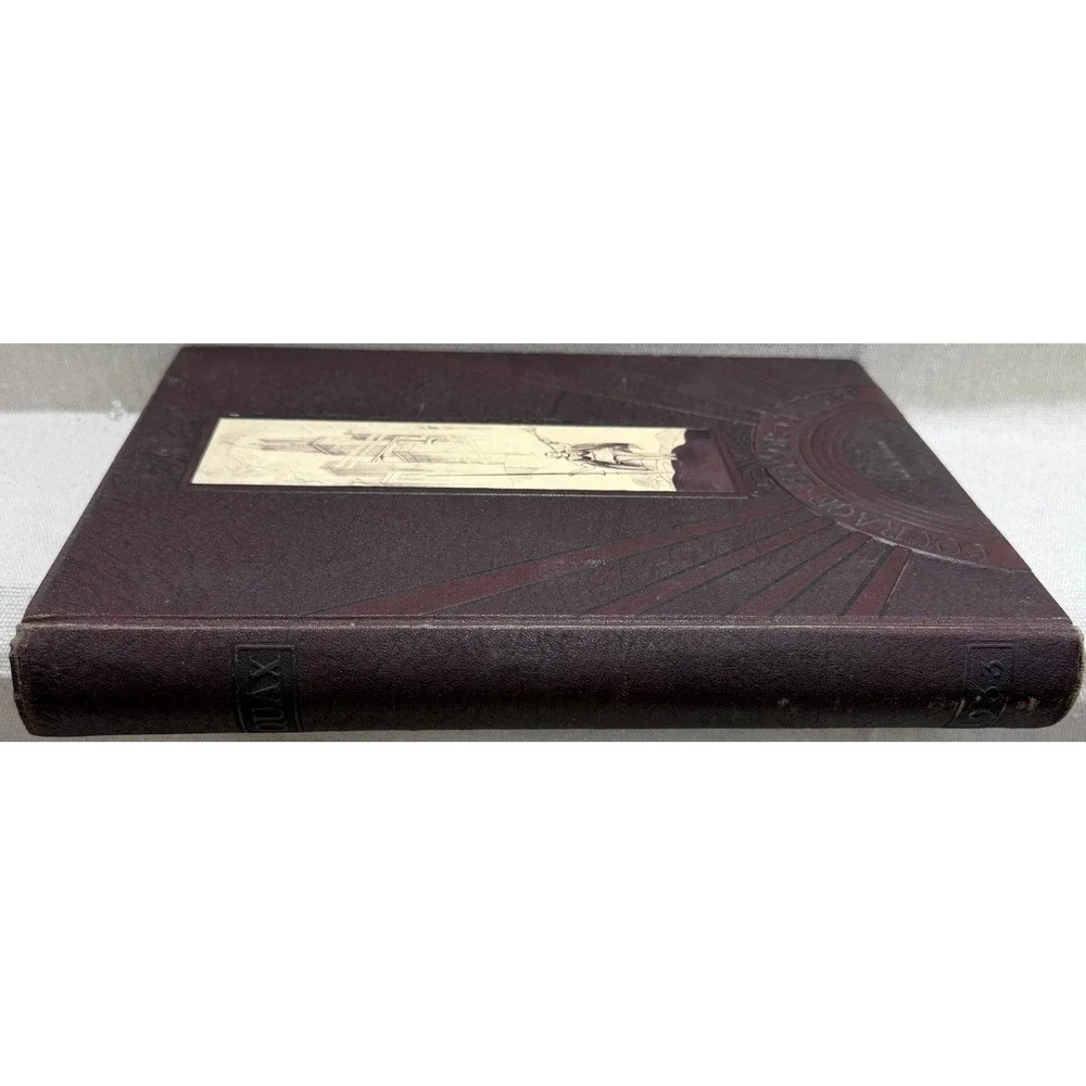 Vintage 1933 Drake University Quax Yearbook Art Deco Courage Honor Culture